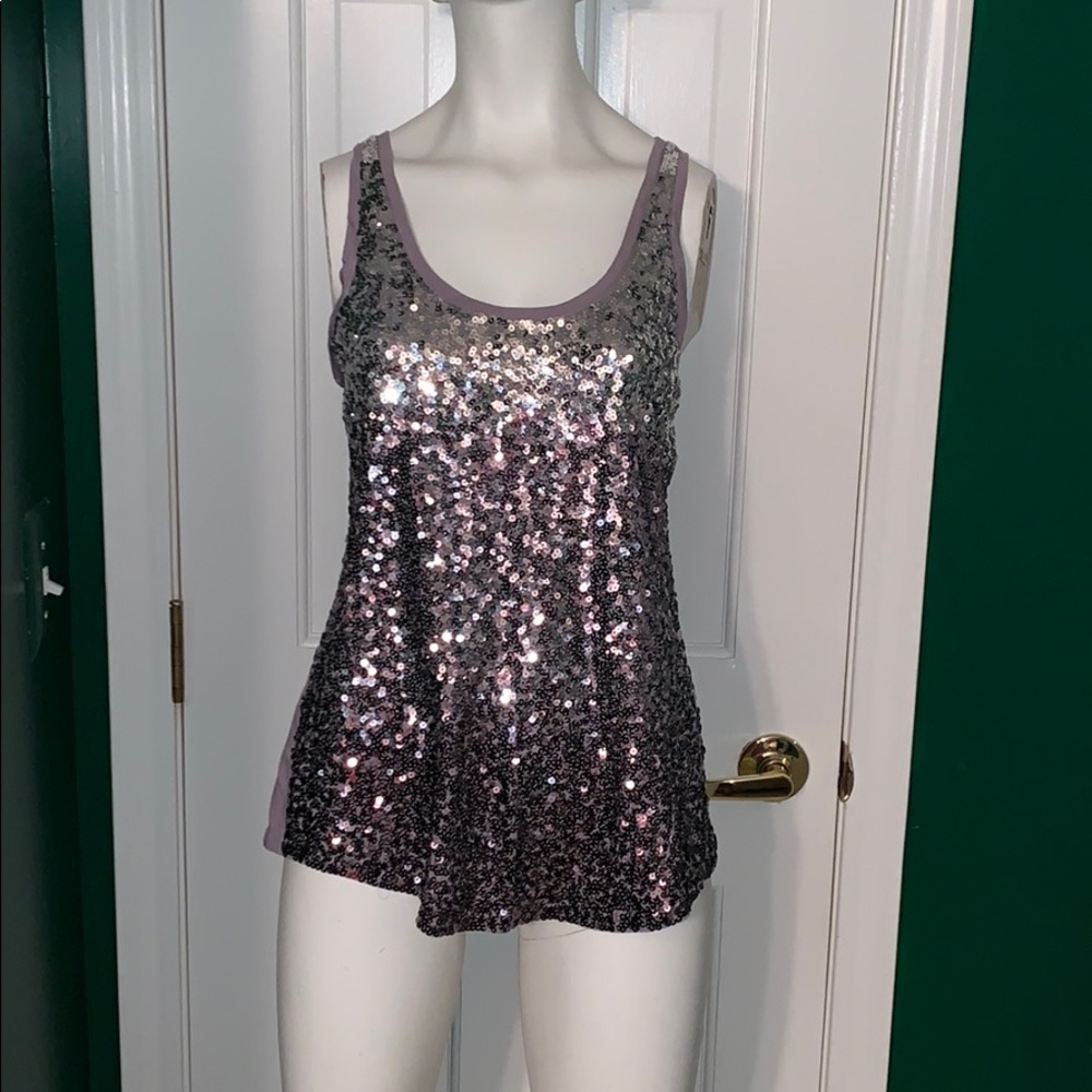 Express sequin top size small